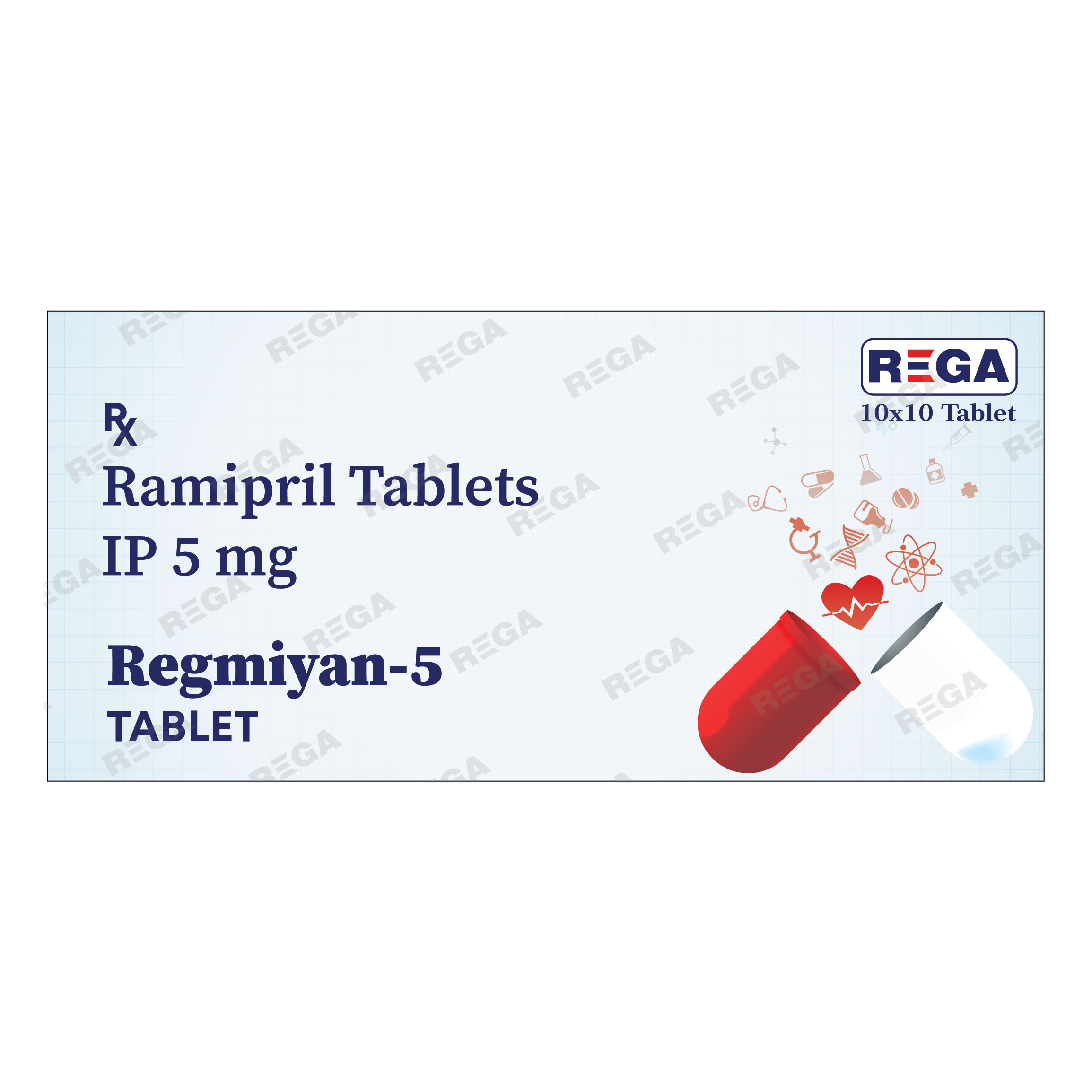 Ramipril IP 5 mg tablets